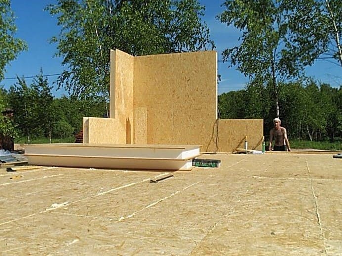 Как построить дом из сип панелей самому