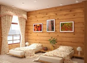Внутренняя отделка деревянного дома фанерой